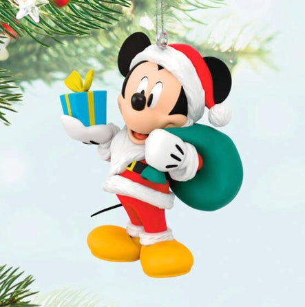 Disney All About Mickey! Santa Mickey Ornament