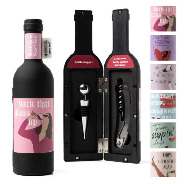 Bottle Service Wine Accessories Kit