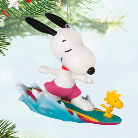 Peanuts® Spotlight on Snoopy Surf's Up! Ornament