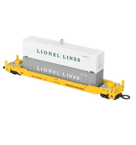 Lionel® Union Pacific Husky Stack Metal Ornament