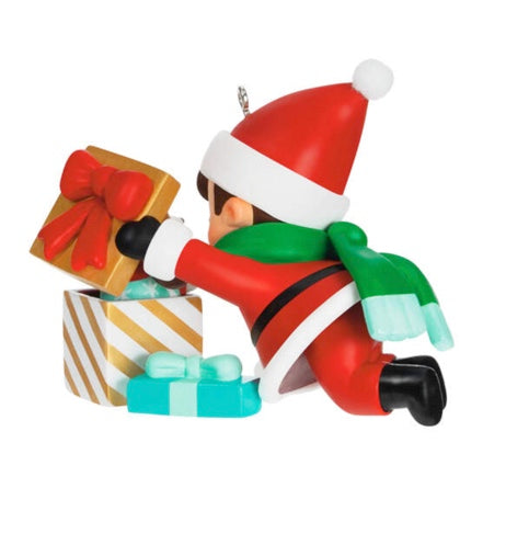 Young Santa Ornament