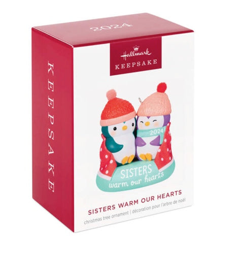 Sisters Warm Our Hearts 2024 Ornament