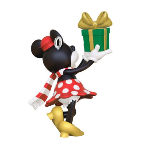 Mini Disney Minnie Mouse Minnie's Special Delivery Ornament, 1.31"