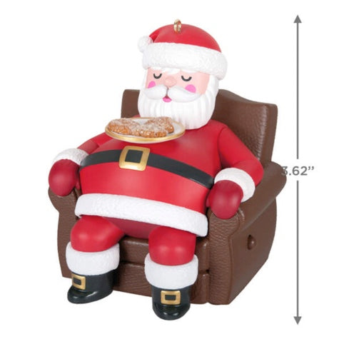 Snoring Santa Ornament With Sound and Motion