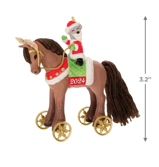 A Pony for Christmas 2024 Ornament