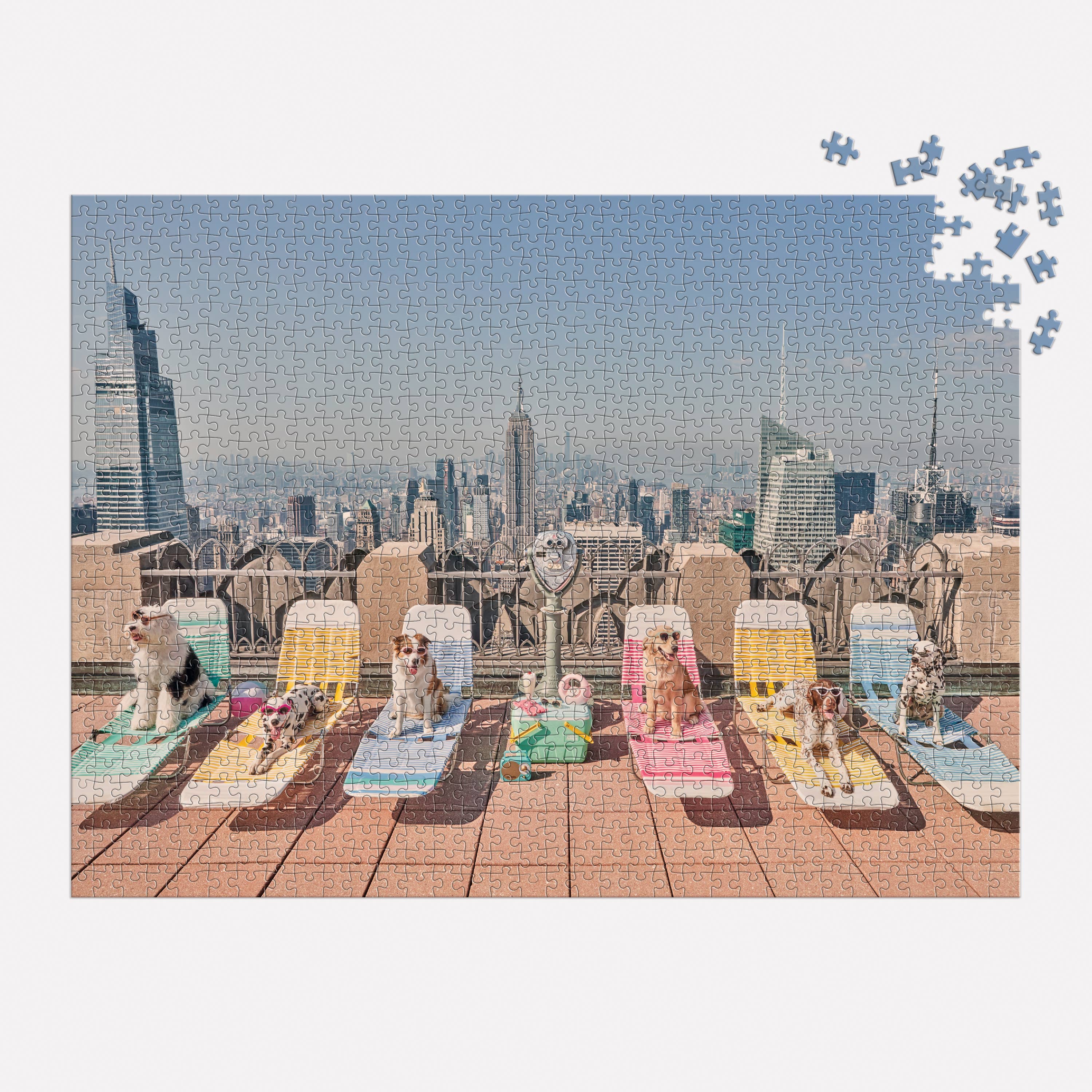 Gray Malin The Dogs of New York City 1000 Piece Puzzle