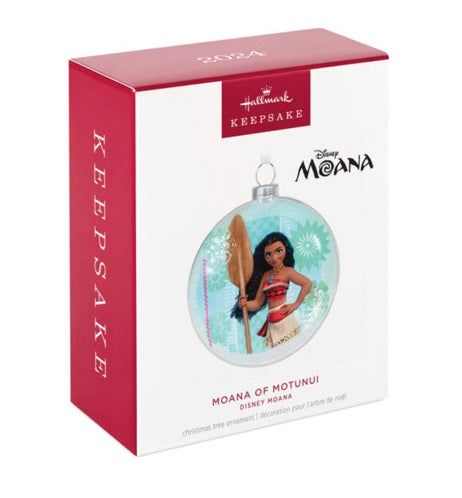 Disney Moana of Motunui Glass Ornament