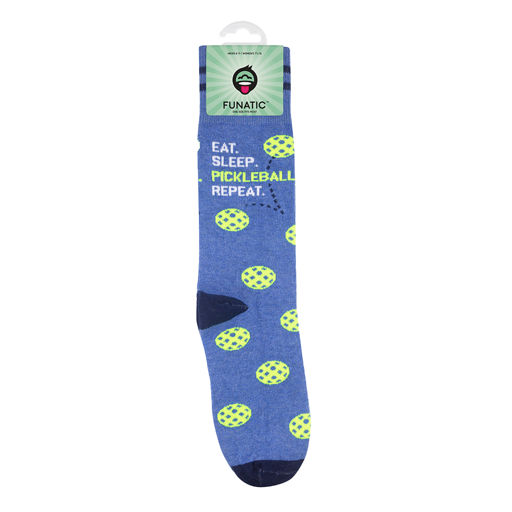 Eat Sleep Pickleball Repeat Socks | Pickleball Gifts