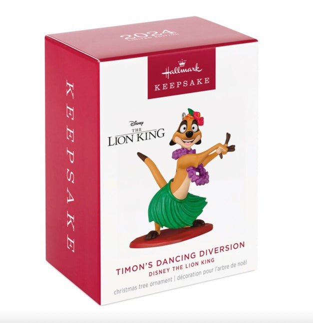 Disney The Lion King Timon's Dancing Diversion Ornament