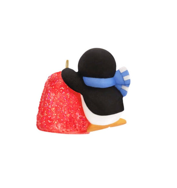 Mini Petite Penguins A Gumdrop Greeting Ornament, 0.86"