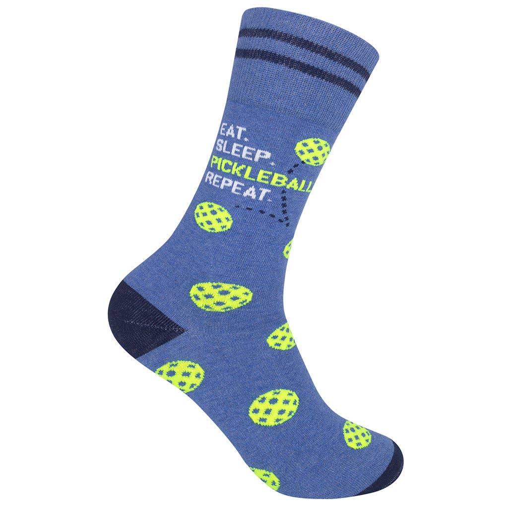 Eat Sleep Pickleball Repeat Socks | Pickleball Gifts