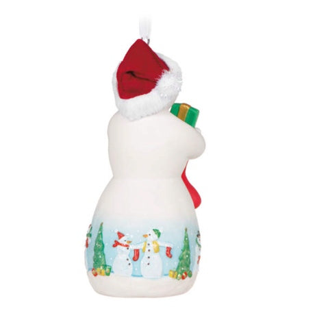 Snowtop Lodge Noelle T. Klaus Porcelain Ornament