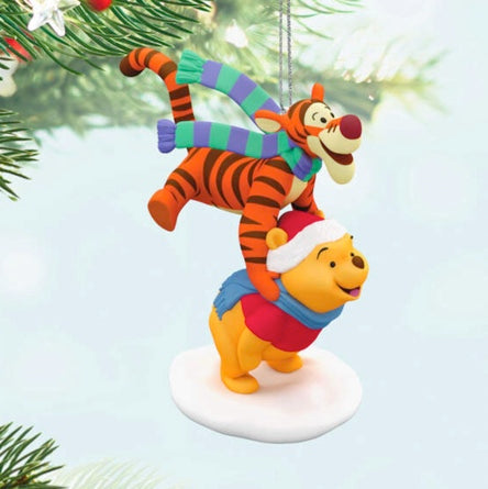 Disney Winnie the Pooh Leapfrogging Friends Ornament