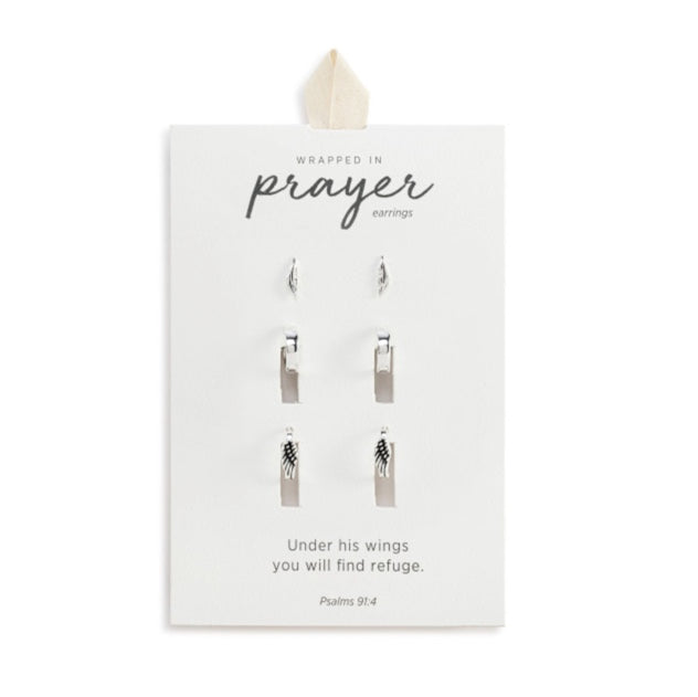 Dainty Wing Earring Set of 3