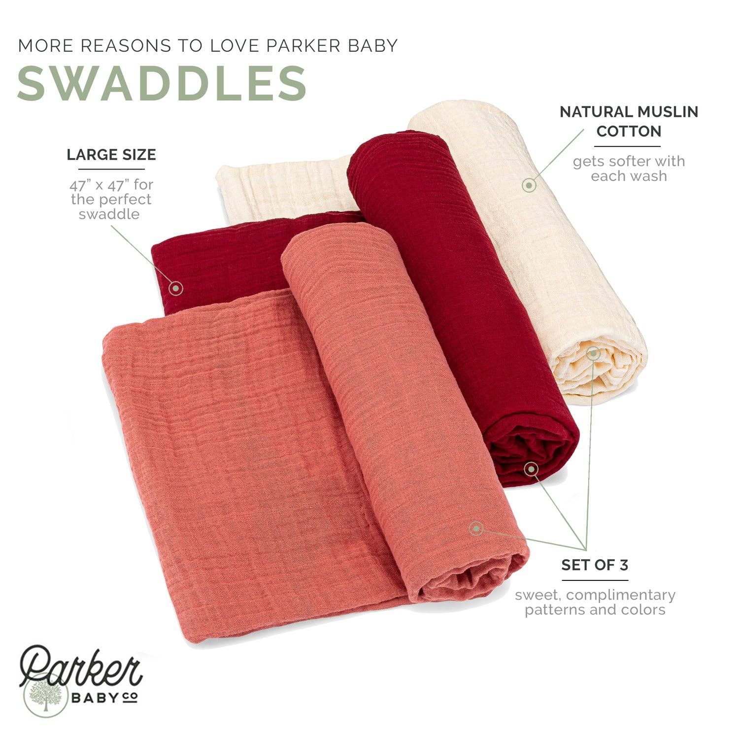 Rose Swaddle Set