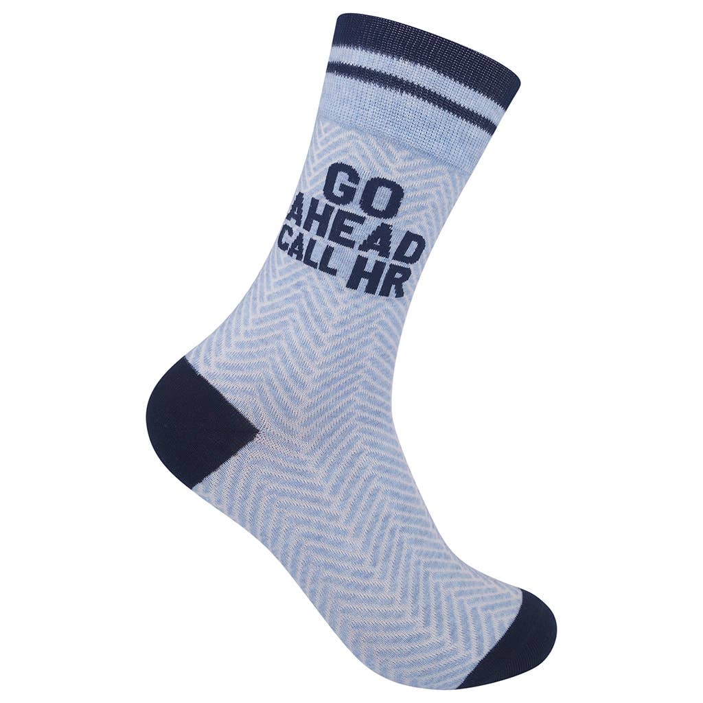 Go Ahead Call HR Socks | Funny Unisex Socks | Fun Socks