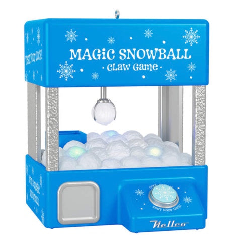 Magic Snowball Claw Game Musical Ornament With Light and Motion