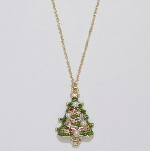 Christmas Tree Necklace