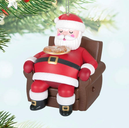 Snoring Santa Ornament With Sound and Motion