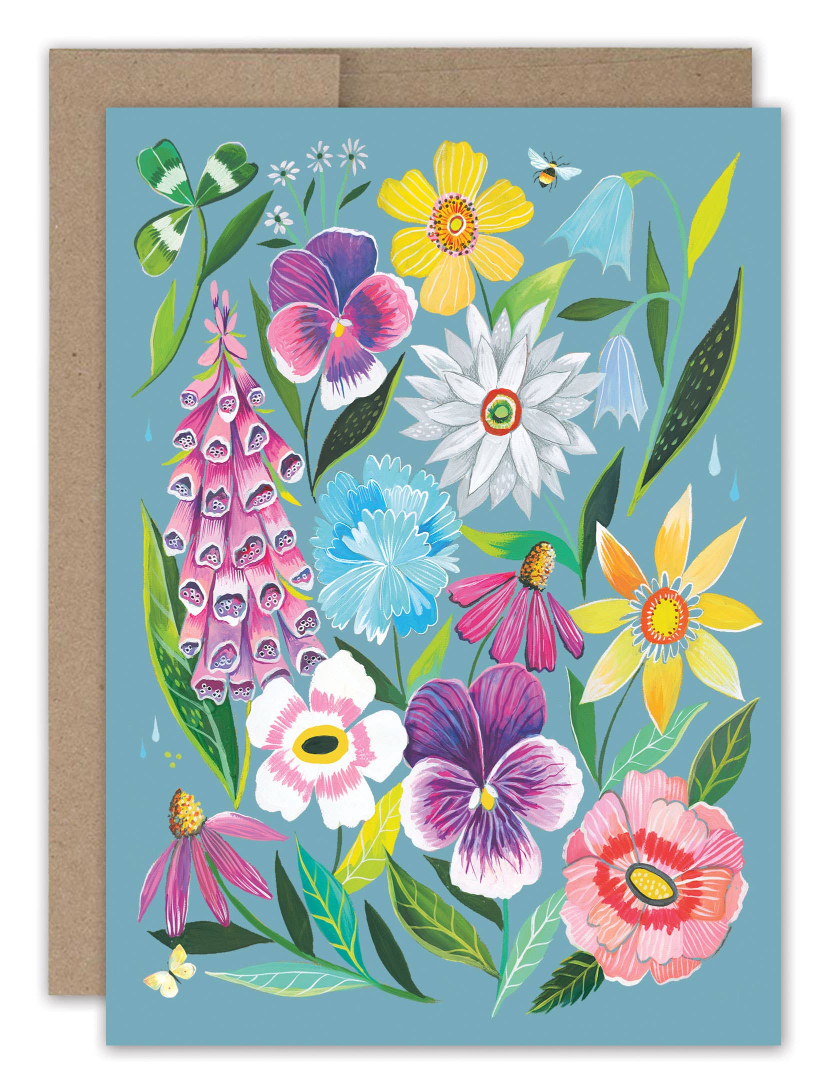 Get Well Flowers Card