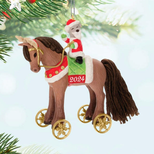 A Pony for Christmas 2024 Ornament