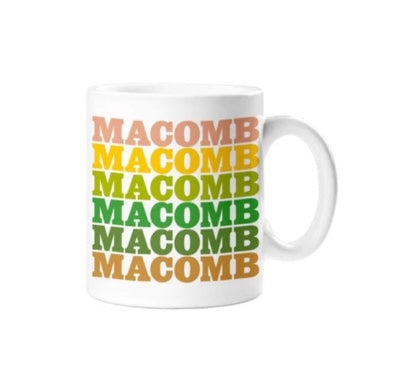 Macomb Repeat Ceramic Mug