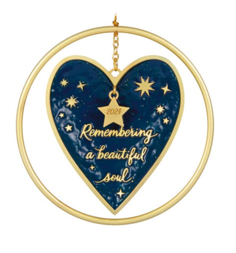 Remembering a Beautiful Soul 2024 Metal Ornament