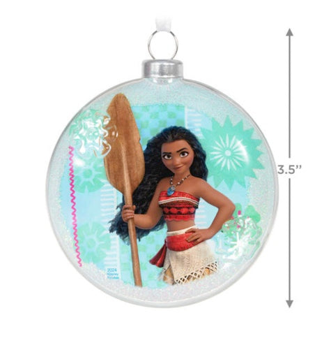 Disney Moana of Motunui Glass Ornament