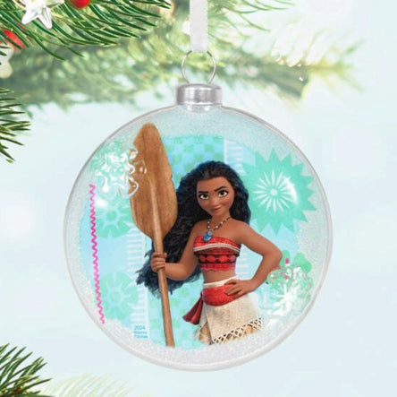 Disney Moana of Motunui Glass Ornament