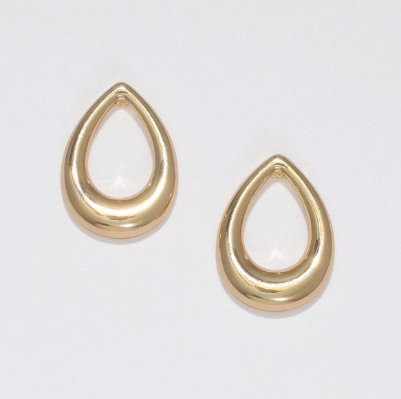 Gold Teardrop Earrings