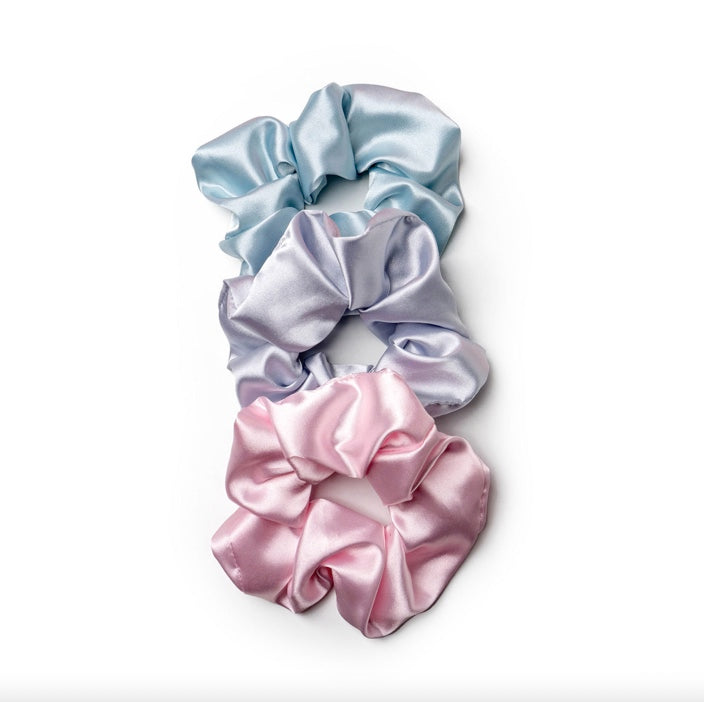 Silky Satin Scrunchie Set