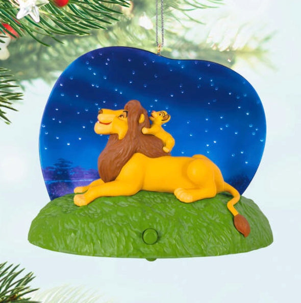 Disney The Lion King 30th Anniversary Always There to Guide You Ornament With Light and Sound