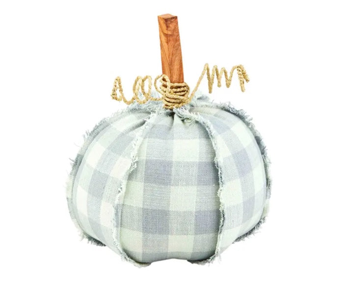 Gingham Pumpkins