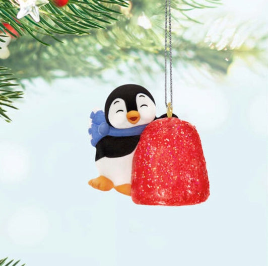 Mini Petite Penguins A Gumdrop Greeting Ornament, 0.86"