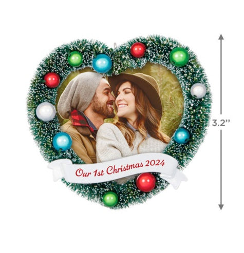 Our 1st Christmas 2024 Photo Frame Ornament