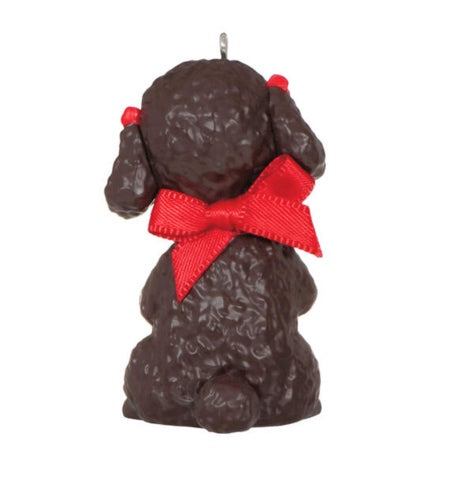 Puppy Love Poodle 2024 Ornament