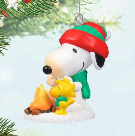 Mini Peanuts® Winter Fun With Snoopy Ornament, 1.02"