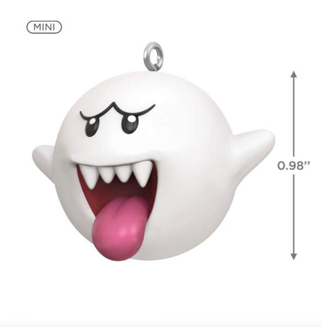 Mini Nintendo Super Mario™ Boo Ornament, 0.98"