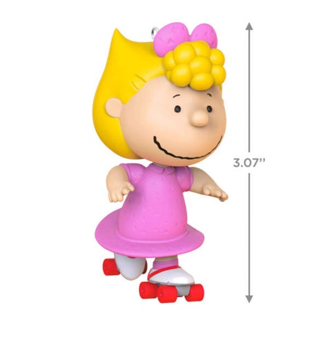 The Peanuts® Gang Skating Sally Ornament