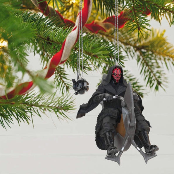 Star Wars: The Phantom Menace™ 25th Anniversary Darth Maul™ and Sith Probe Droid™ Ornaments, Set of 2