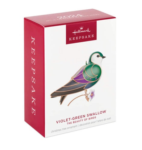 The Beauty of Birds Violet-Green Swallow Ornament