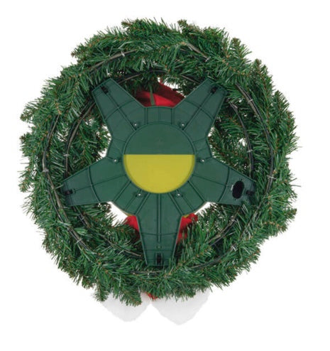 Dr. Seuss's How the Grinch Stole Christmas!™ The Grinch Wreath With Light, Sound and Motion, 24”