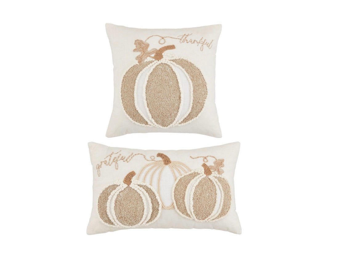 Neutral Pumpkin Pillows