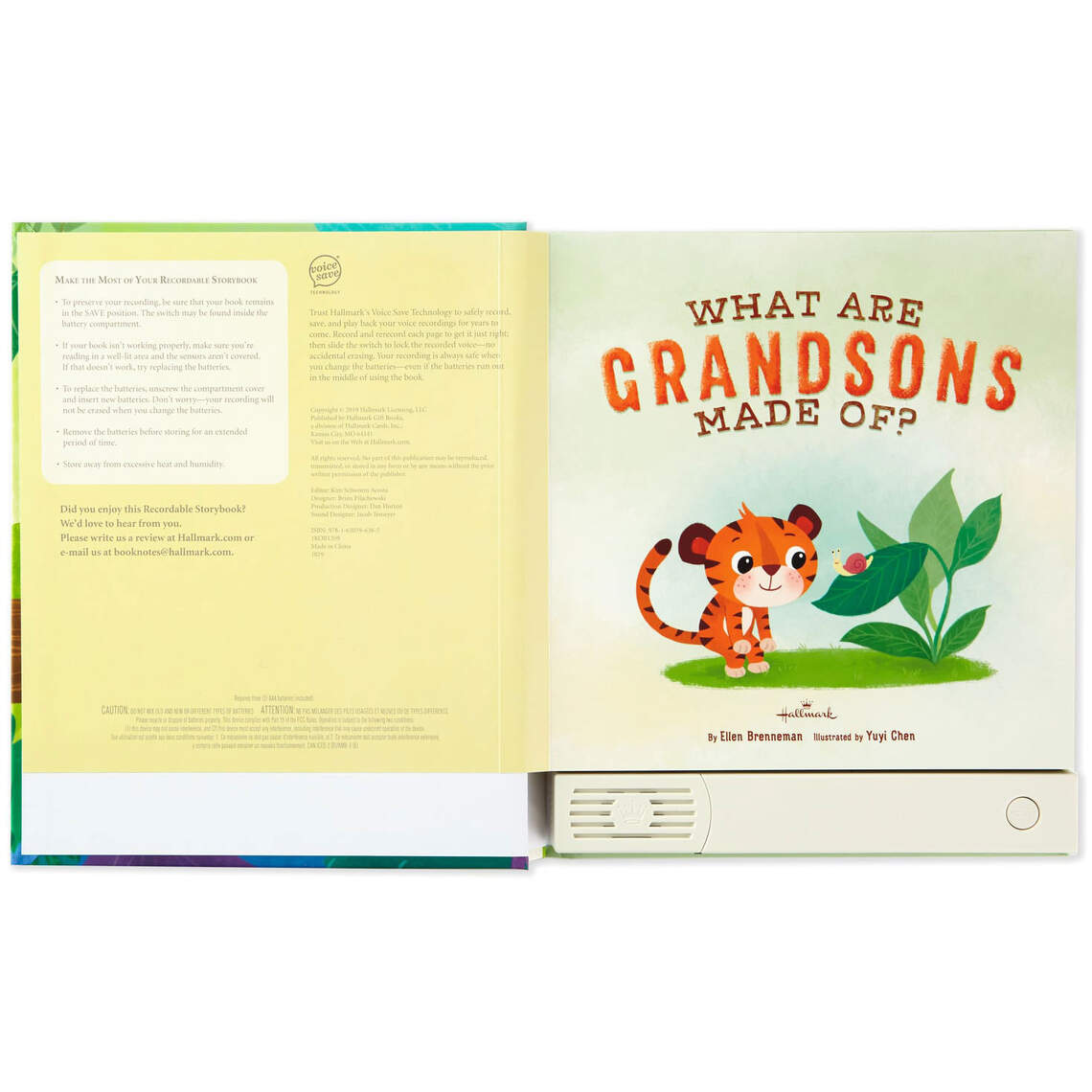 Grandsons Recordable Story Book