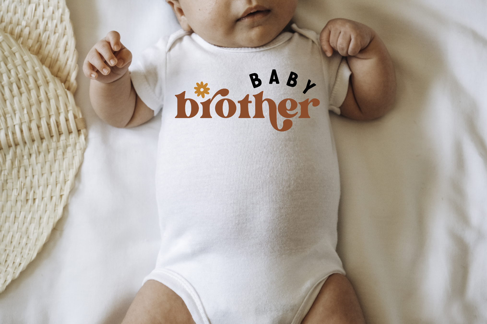 BOHO Baby Brother Onesie