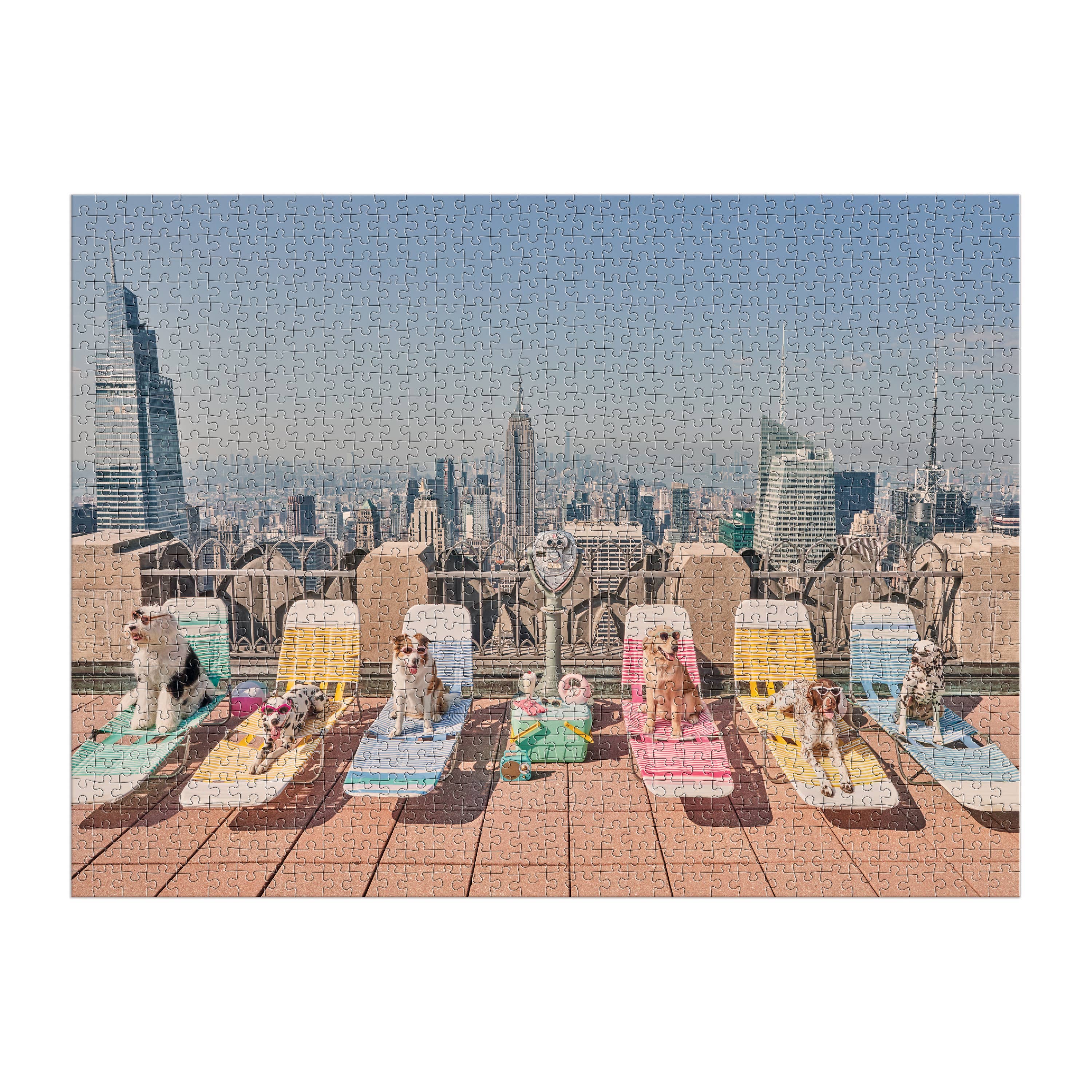 Gray Malin The Dogs of New York City 1000 Piece Puzzle