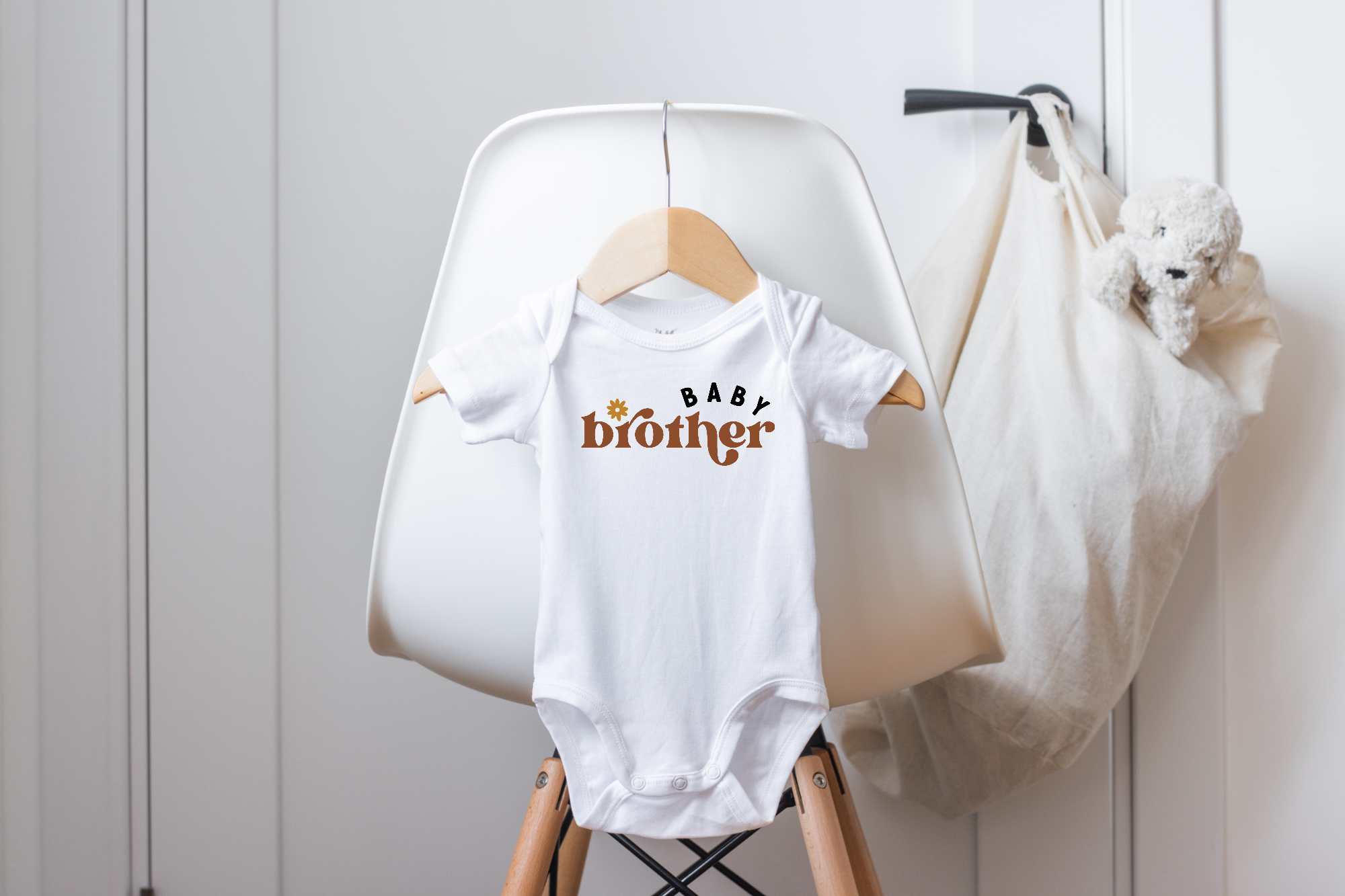 BOHO Baby Brother Onesie