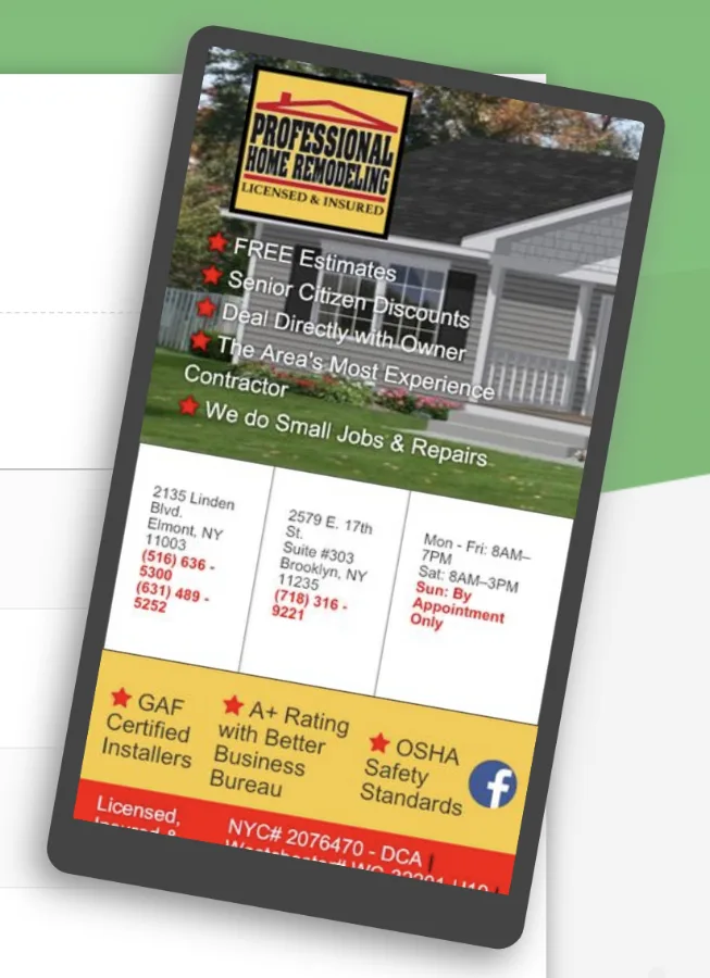 Professional Home Remodeling Inc. in Franklin Square, NY (Kitchen & Bathroom Remodels)
